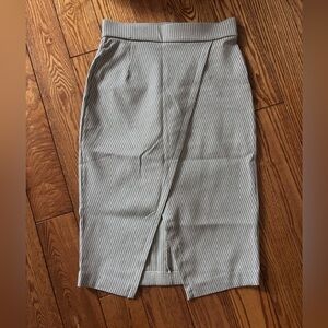 Dynamite Beige Bodycon Pencil Skirt